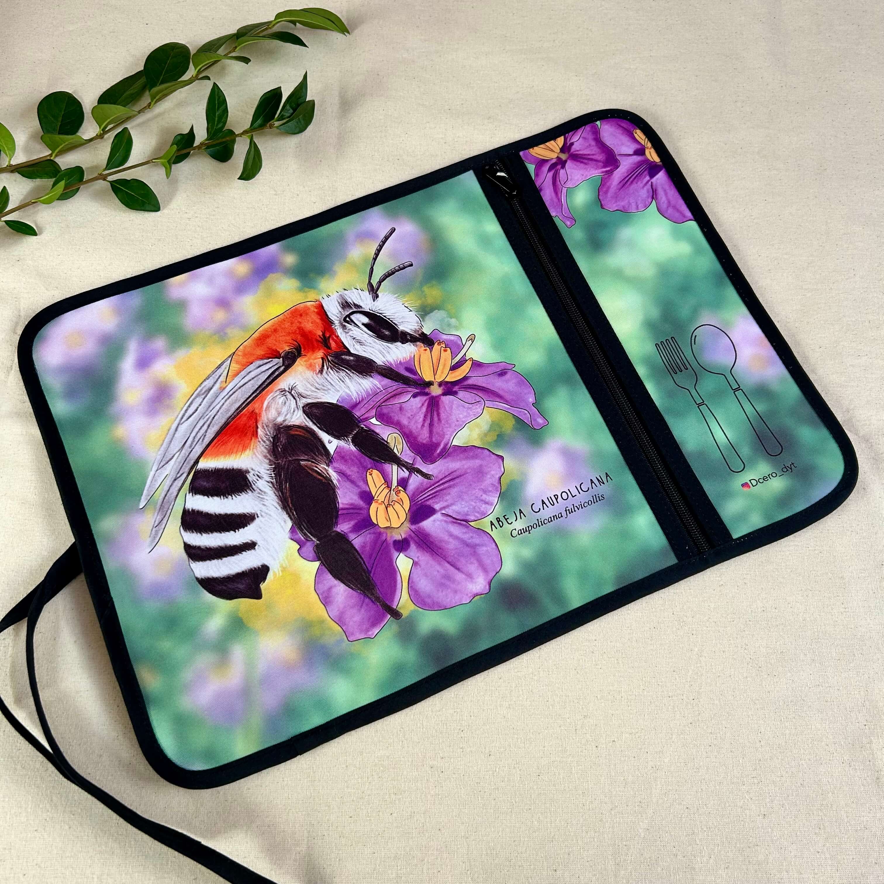 Tazón enlozado Abeja Caupolicana