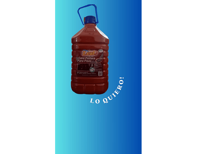 Cera Pintura Para Pisos Leal