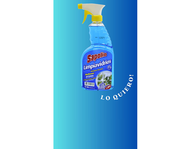 LIMPIAVIDRIOS SAPOLIO C/GATILLO 650 ml