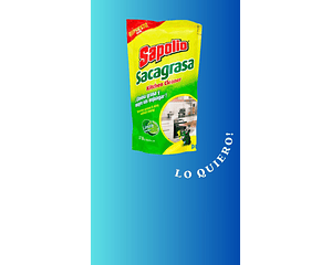 SACAGRASA SAPOLIO RECARGA