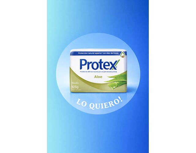 Jabón en Barra Protex Aloe