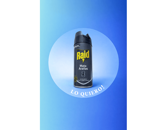 Insecticida Raid Mata Arañas 192g