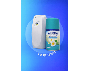 Ambientador Automático Aileda + Repuesto Fragancia Mañana de Campo