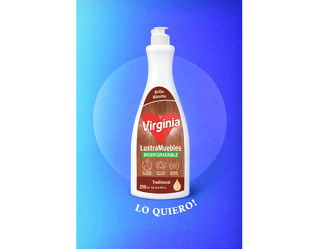 LustraMuebles Virginia Biodegradable 250 ml