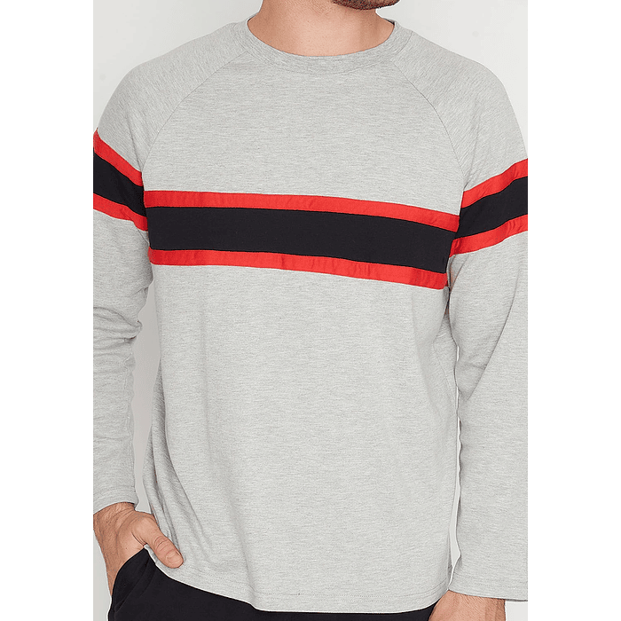 KAYSER PIJAMA ALGODON GRIS M/L 67.1788  2