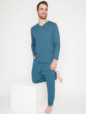 KAYSER PIJAMA ALGODON VERDE M 67.1783 