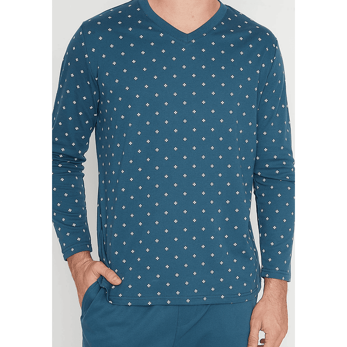 KAYSER PIJAMA ALGODON VERDE M 67.1783  2
