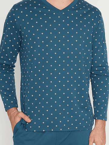 KAYSER PIJAMA ALGODON VERDE M 67.1783 