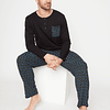 KAYSER PIJAMA ALGODON NEGRO M 67.1782  1