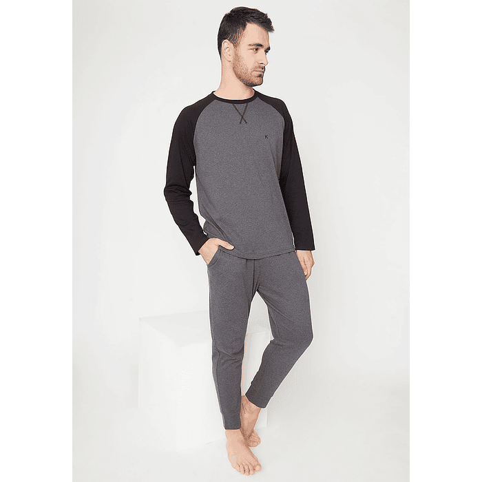 KAYSER PIJAMA ALGODON GRIS L 67.1790 1