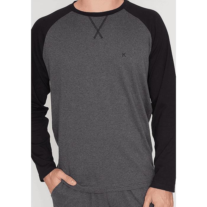 KAYSER PIJAMA ALGODON GRIS L 67.1790 3