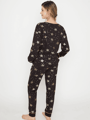 KAYSER PIJAMA ALGODON NEGRO M 60.1533
