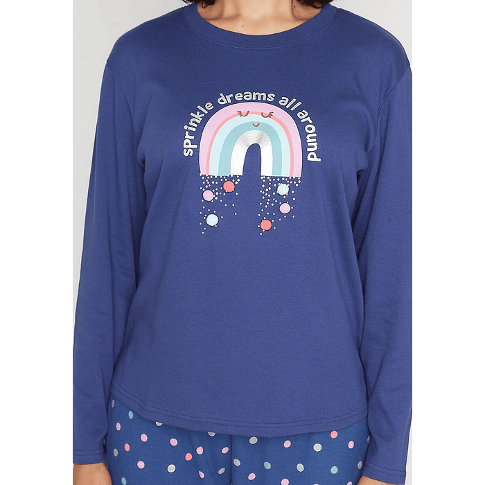 KAYSER PIJAMA ALGODON AZUL M 60.1521 2