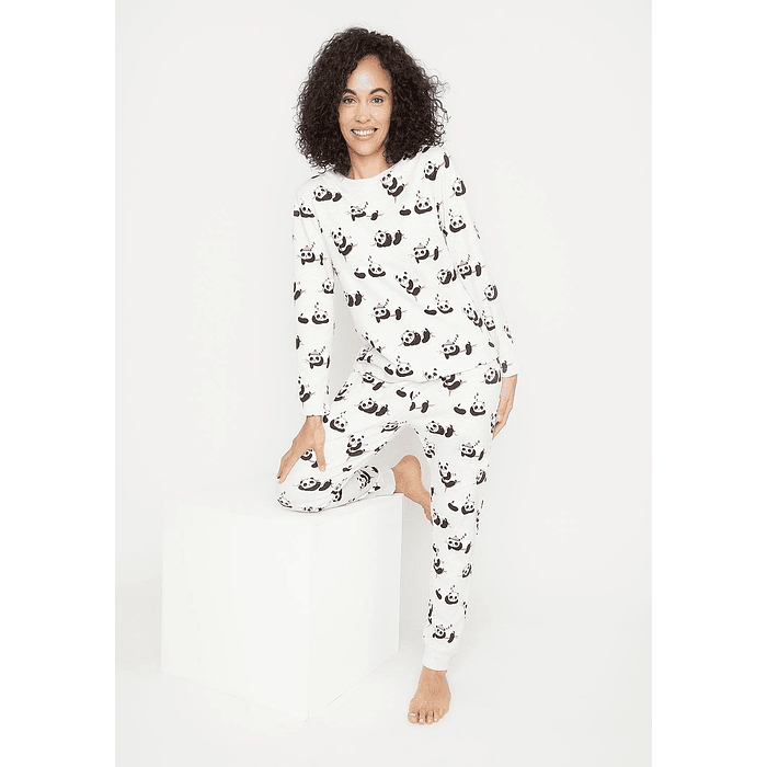 KAYSER PIJAMA ALGODON GRIS S 60.1522 1