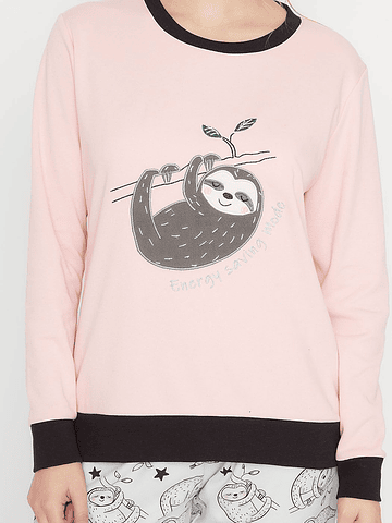 KAYSER PIJAMA ALGODON ROSADO M 60.1538