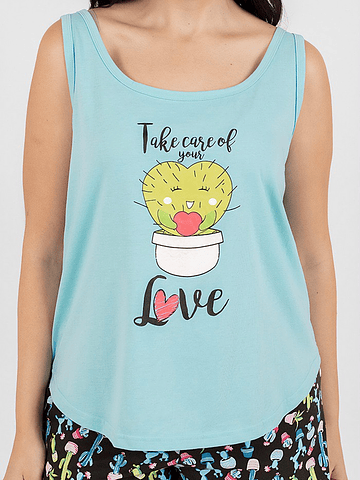 KAYSER PIJAMA ALGODON TURQUESA M 70.977