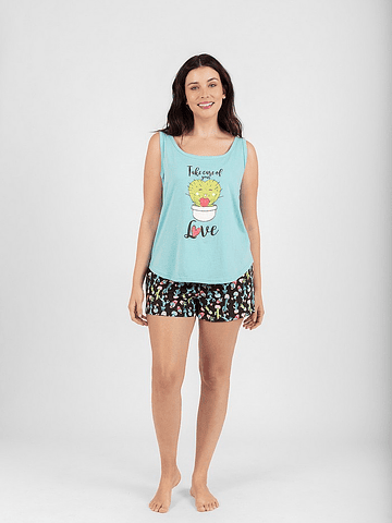 KAYSER PIJAMA ALGODON TURQUESA M 70.977