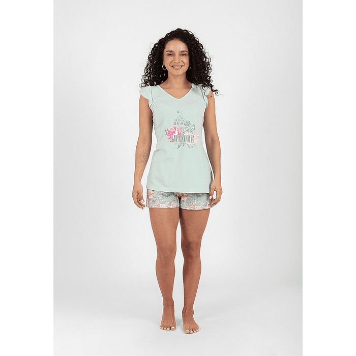 KAYSER PIJAMA ALGODON VERDE M 70.971 1