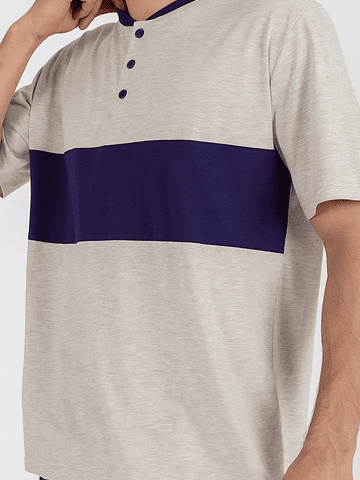 KAYSER PIJAMA ALGODON GRIS M/L 77.741