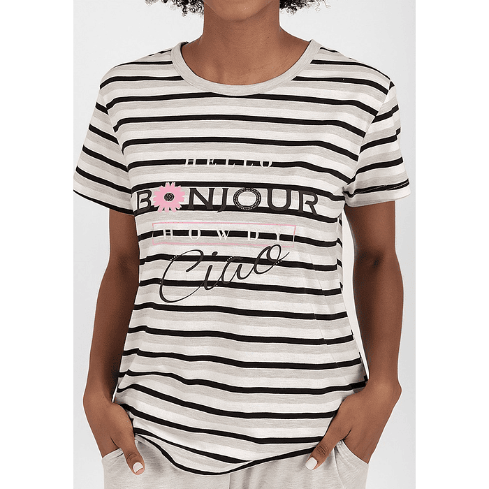 KAYSER PIJAMA ALGODON GRIS S 70.960 2