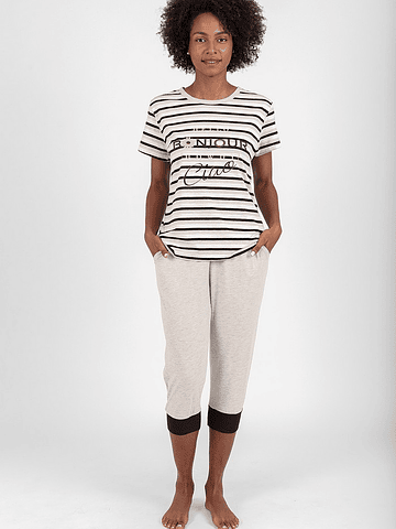 KAYSER PIJAMA ALGODON GRIS S 70.960