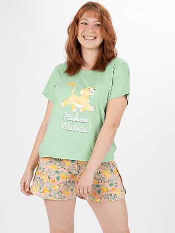 KAYSER PIJAMA ALGODON VERDE S D7043