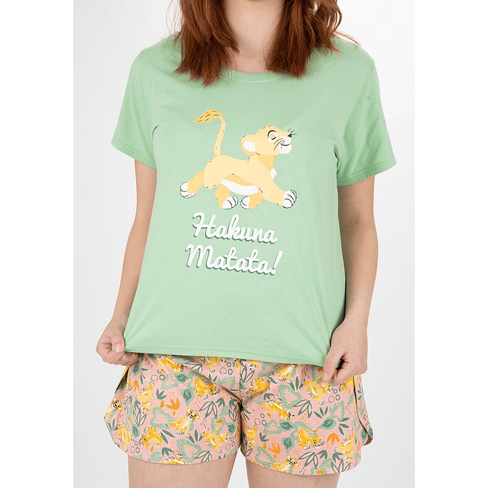 KAYSER PIJAMA ALGODON VERDE S D7043 2