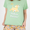 KAYSER PIJAMA ALGODON VERDE S D7043 2