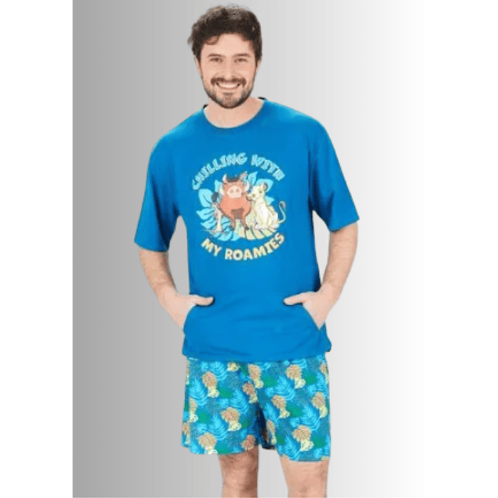 KAYSER PIJAMA ALGODON AZUL M D7737