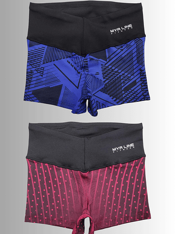 MYA LINE MICROSHORT PRINT STDR
