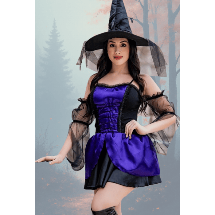 EROTICA BRUJA MORADO HW-M129-MOR