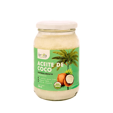 Aceite Coco Extra Virgen Orgánico 500 grs Brota