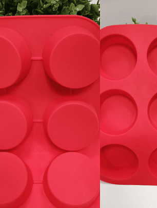 Molde 100 % redondo 6 cavidades