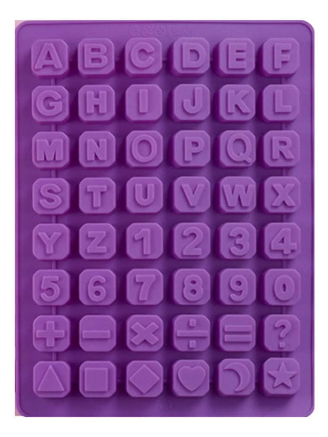 molde letras números signos 1