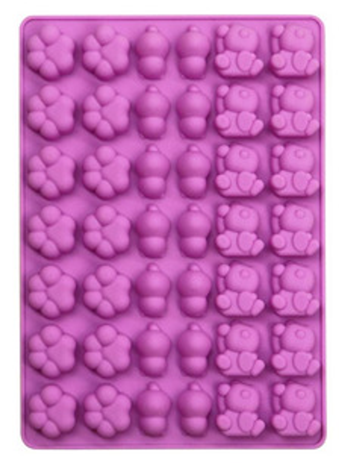 Molde patita de perro osito gatito pequeñito 1