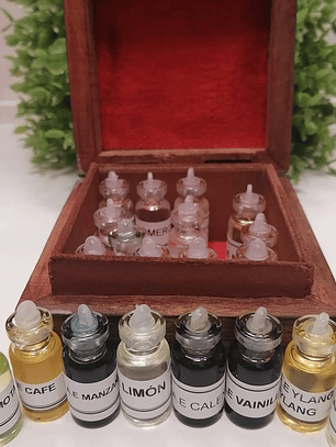 Cajitas de aceites esenciales 