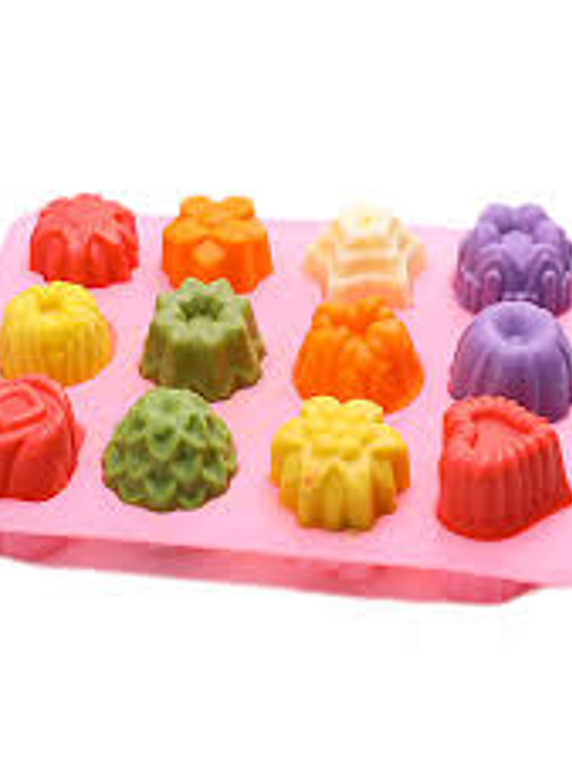 Molde flores, corazón, queque Grande o pequeño 1