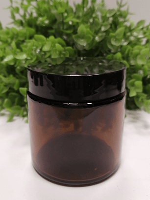 Envase vidrio ámbar  100 grs Apróx 