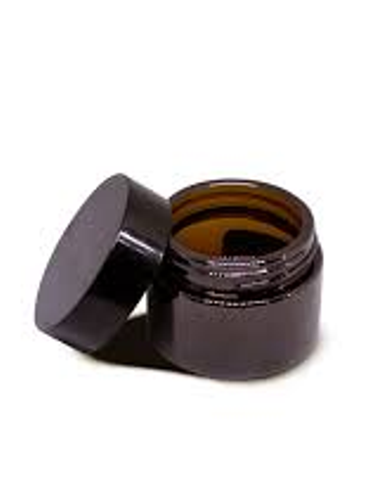 Envase vidrio ámbar 50 grs Apróx  1