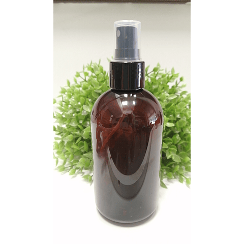  Barrilito 250 ml ámbar tapa spray negra 