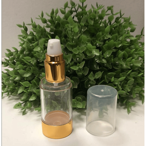 Envase airless elegant dorado 30 ml