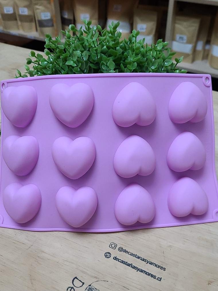Molde corazón ❤ pequeño 25 grs apróx  1