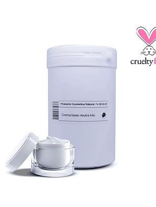 Base de crema neutra ligera vegetal 