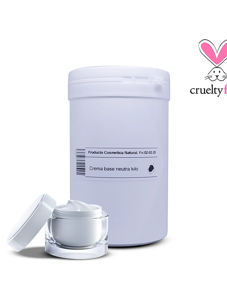 Base de crema neutra ligera vegetal  1