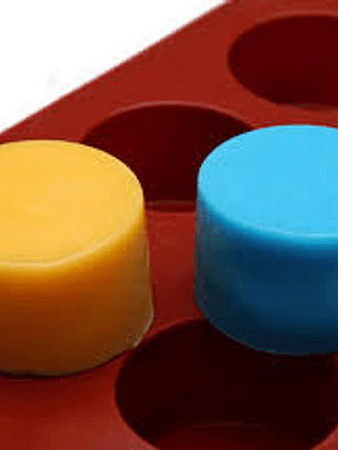 Molde 100% redondo 8 cavidades