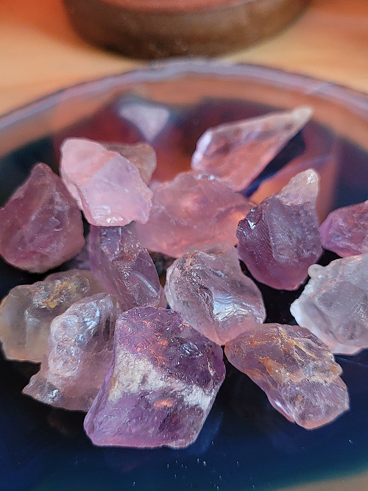 Amatista a granel...dolor de cabeza, sabiduría y toma de decisiones  1