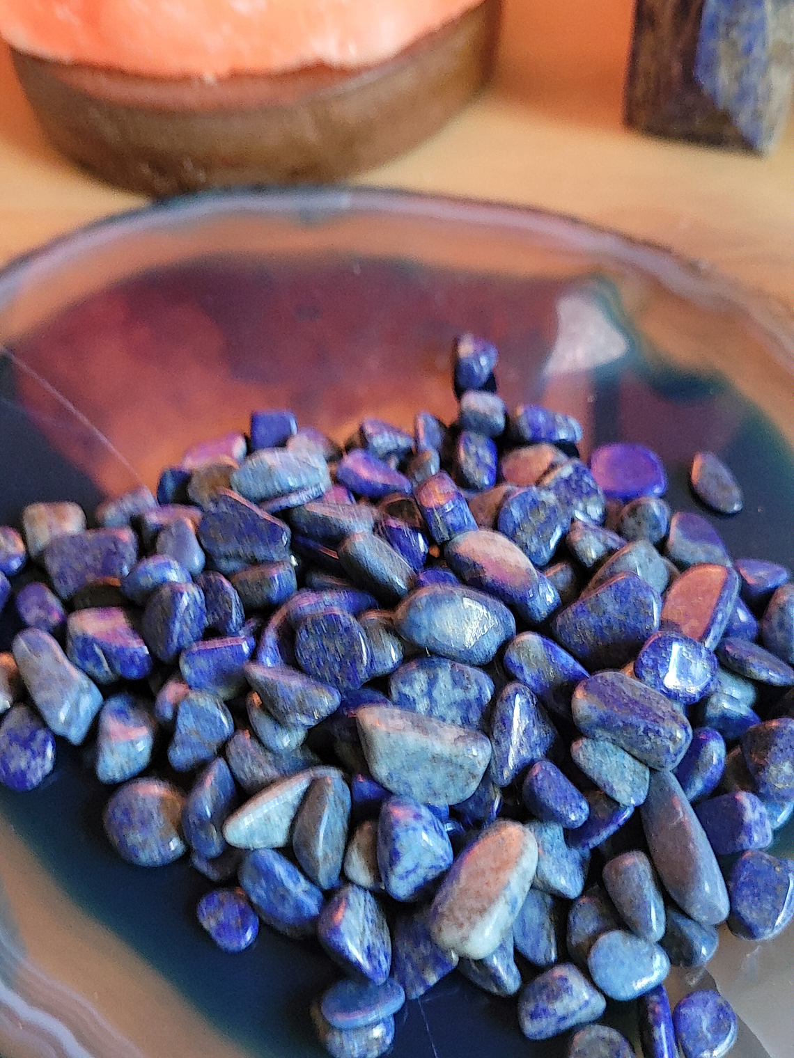  Lapislázuli a granel...mejora el dolor de cabeza y reduce inflamaciones 1