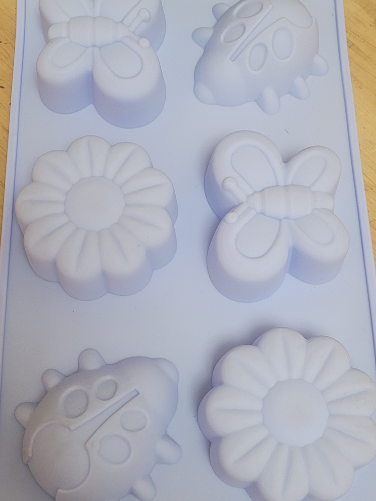 Molde chinita, flor y 🦋 mariposa grande 1