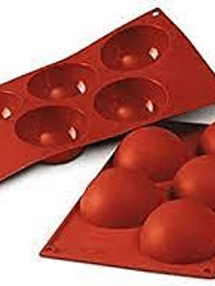 molde esfera  5 cavidades 130 grs apróx