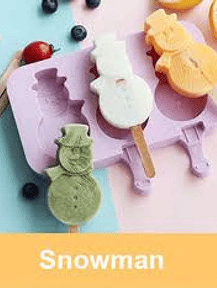 Molde muñequito de nieve